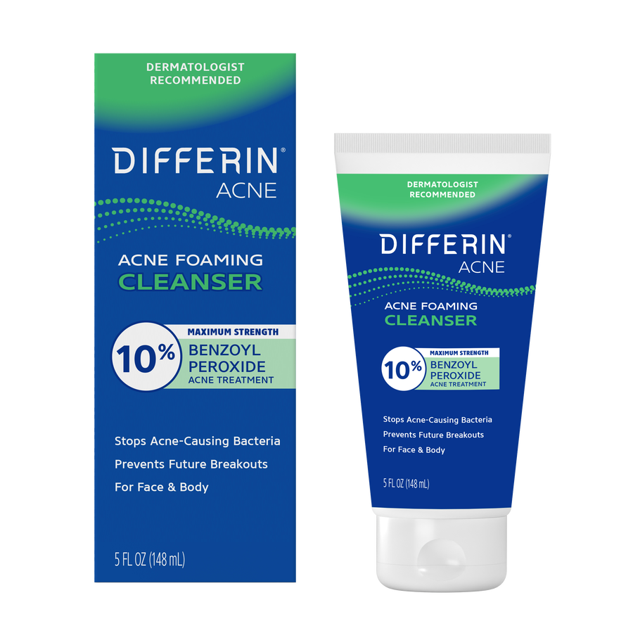 Differin 10% Benzoyl Peroxide Maximum Strength Foaming Cleanser