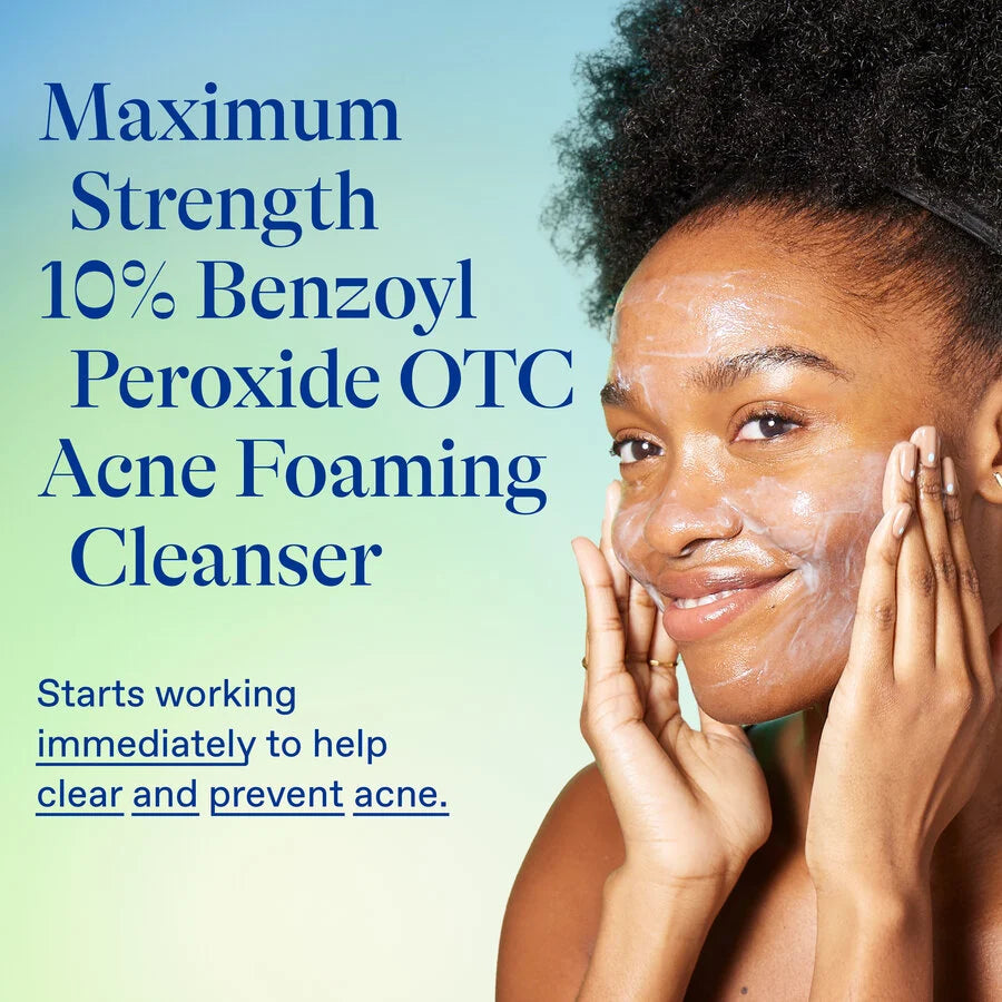 Differin 10% Benzoyl Peroxide Maximum Strength Foaming Cleanser