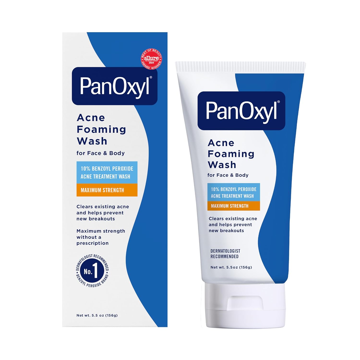 PanOxyl Acne Foaming Wash Maximum Strength 10% Benzoyl Peroxide