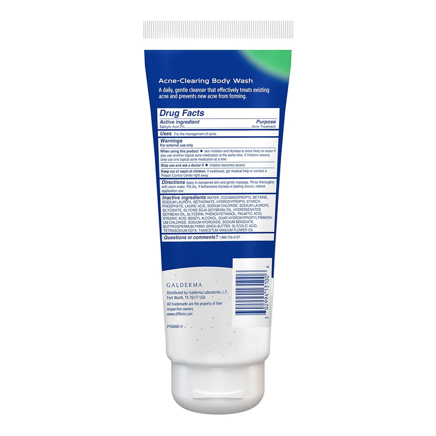 Differin Acne Clearing Body Wash