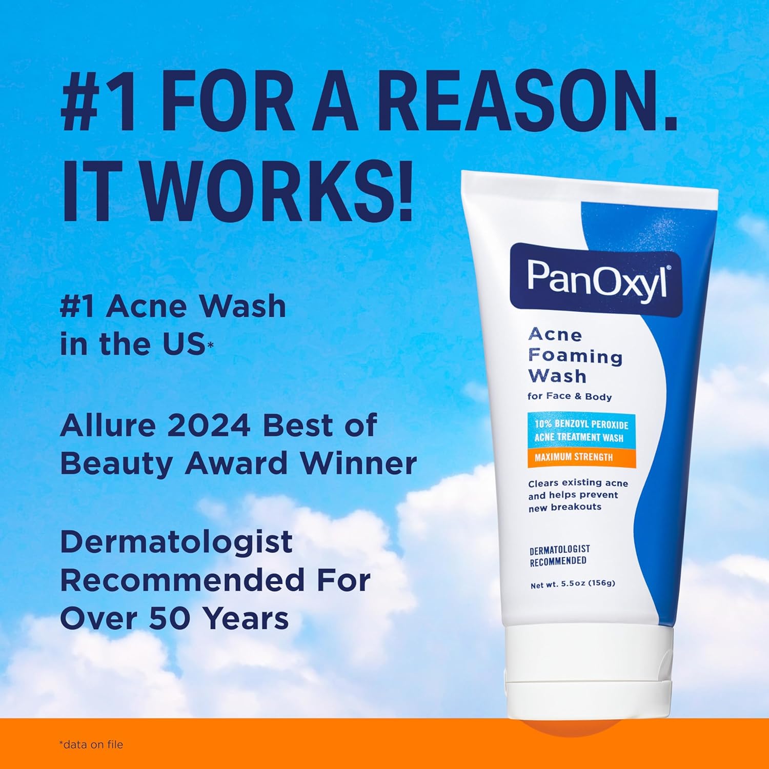 PanOxyl Acne Foaming Wash Maximum Strength 10% Benzoyl Peroxide