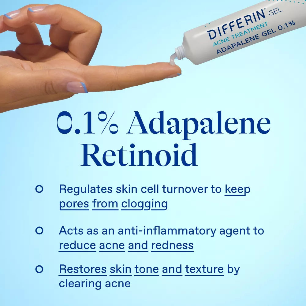 Differin Retinoid Adapalene Gel 0.1%